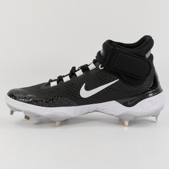 Nike Alpha Huarache Elite 4 Mid \'Black Dark Smoke Grey\' DJ6520-011 main image 4